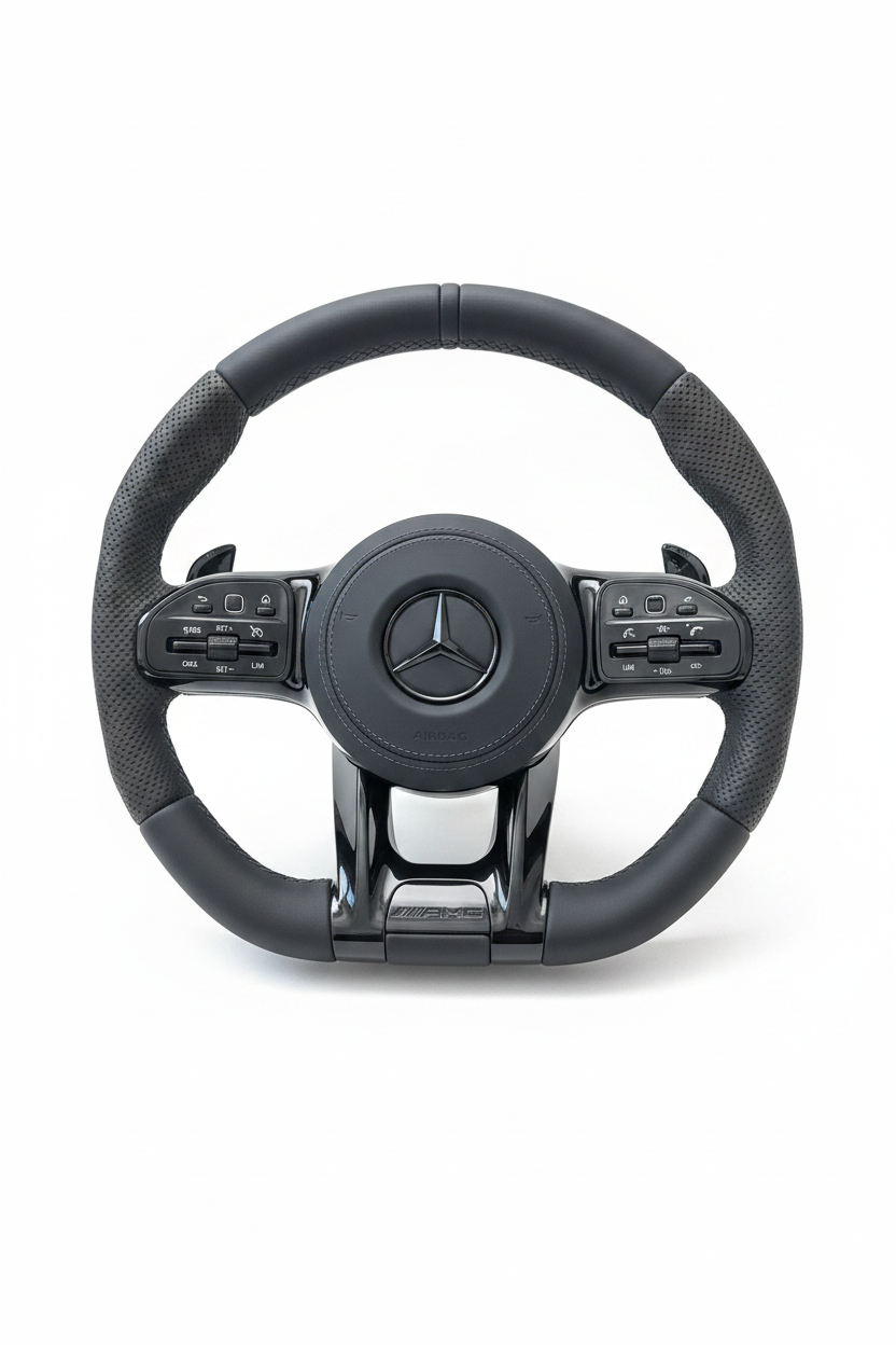 Mercedes AMG Lenkrad all black