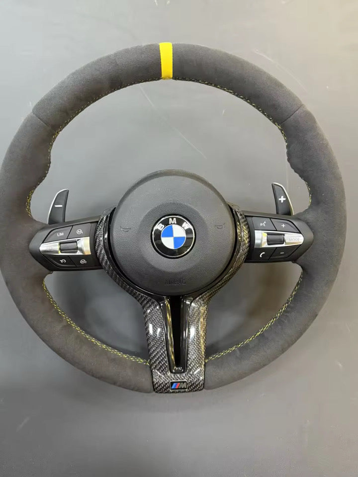 BMW M Lenkrad Alcantara Gelb für 1er 2er 3er 4er F20 F21 F22 F30 F31 F32 F33 F34 F36