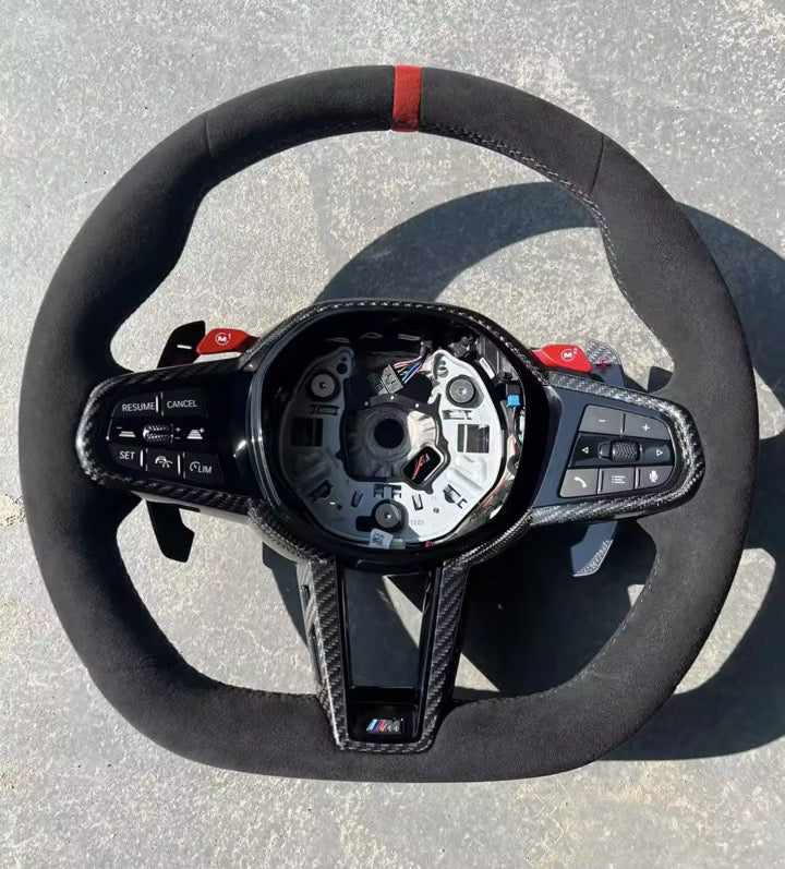 BMW LCI Facelift M Lenkrad Alcantara Carbon