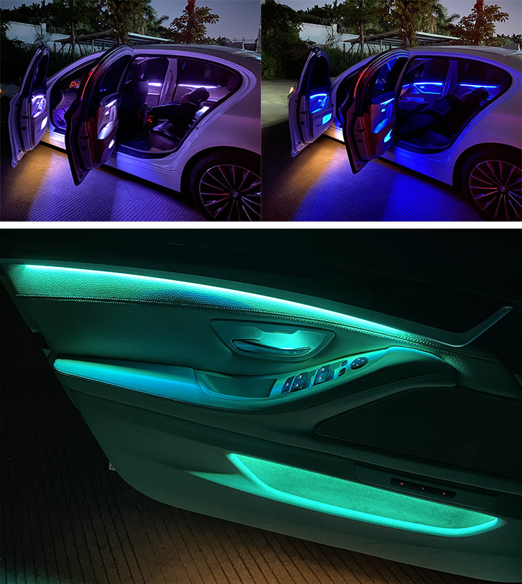 Bmw 5er F10 F11 Ambientebeleuchtung 9 Farben / Innenraumbeleuchtung LED