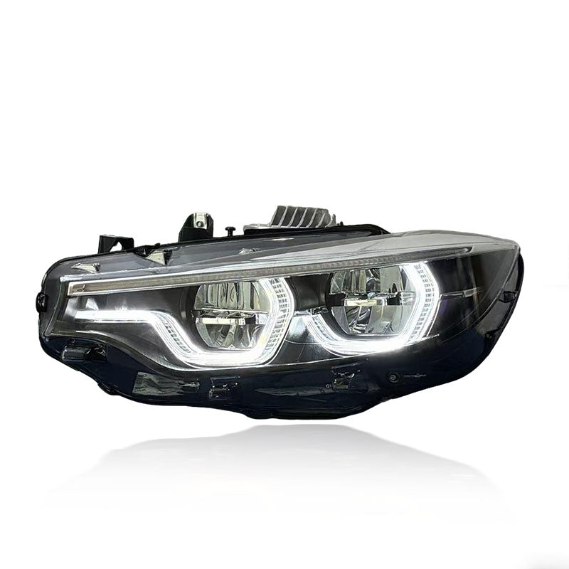 BMW 4er F32 F33 F36 F82 LED LCI Facelift Scheinwerfer Ikon V2 Weiß+Gelb+Rot/ Amber