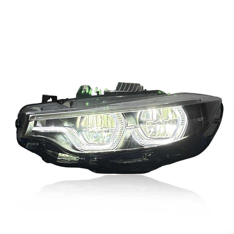 BMW 4er F32 F33 F36 F82 LED LCI Facelift Scheinwerfer Ikon V2 Weiß+Gelb+Rot/ Amber