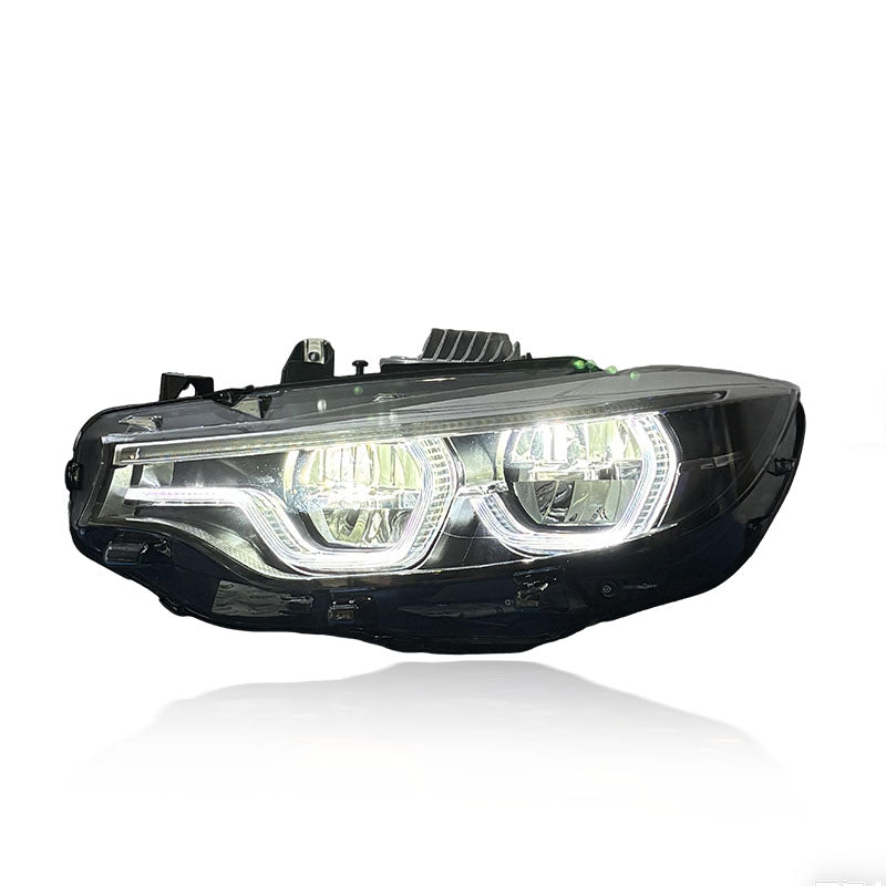 BMW 4er F32 F33 F36 F82 LED LCI Facelift Scheinwerfer Ikon V2 Weiß+Gelb+Rot/ Amber